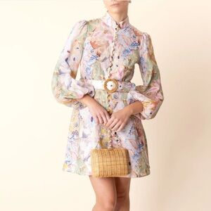 NWOT zimmermann linen belted dress